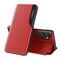 Eco Leather View Case for Samsung Galaxy S25 with Flip Stand - Red - Samsung Cases - Cases - Techbox