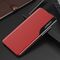 Eco Leather View Case for Samsung Galaxy S25 with Flip Stand - Red - Samsung Cases - Cases - Techbox