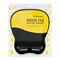 Ergonomic Mouse Pad and Wrist Rest Gel Eco Leather Large Anti-Slip - Black