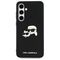 Karl Lagerfeld KLHCS24FEPGKLKCPK Sam S24 FE S721 black/black hardcase Monogram Karl&amp;Chaoupette Head Pin