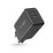 Tech-Protect NC45W-GAN 2-PORT PD45W wall charger - black
