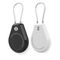 Apple AirTag Case Waterproof with Steel Cable - Black + White (2 pieces) | Techbox