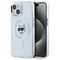 Karl Lagerfeld IML Metal Choupette Head MagSafe iPhone 15 Plus Case - White - Uncategorized Cases (2) - Cases - Techbox
