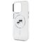 Karl Lagerfeld IML Metal Karl&amp;Choupette Head MagSafe Case for iPhone 15 Pro Max - White | Techbox