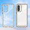 Outer Space Case for Samsung Galaxy A26 Cover with Flexible Frame - Semi-Transparent, Black | Techbox