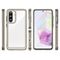 Outer Space Case for Samsung Galaxy A56 Cover with Flexible Frame - Semi-Transparent, Black | Techbox
