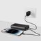 Fast charge power bank: 20,000 mAh, 2 USBs Black | Techbox