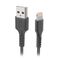 SBS TECABLEUSBIP589K USB-A - Lightning Cable 1m MFi Certified - Black | Techbox