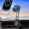Wozinsky WCT5-6S2Y Car Holder with Qi/MagSafe 15W Wireless Charger and Air Vent Fan - Black | Techbox