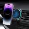 Wozinsky WCT5-Q6S2Y Car Holder with Qi/MagSafe 15W Inductive Charger for Ventilation Grill with Fan - Black
