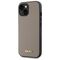 DKNY Grained Metal Logo MagSafe iPhone 15 Case - Beige | Techbox