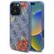 Guess 4G Flowers Print MagSafe case for iPhone 16 Pro Max - blue | Techbox