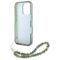 Guess IML Flowers Allover Electro With Pearl Strap MagSafe case for iPhone 16 Pro Max - green | Techbox