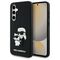 Karl Lagerfeld 3D Rubber Karl&amp;Choupette Case for Samsung Galaxy S24 FE - Black | Techbox