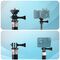 Tech-Protect GA100 Monopad &amp; Selfie Stick for GoPro / DJI - Black