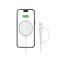 Tech-Protect QI15W-A44 Magnetic Wireless Charger with MagSafe - White