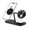 Tech-Protect QI15W-A45 3in1 Wireless Charger with MagSafe for Apple Devices - Black
