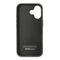 Audi Synthetic Leather iPhone 16 6.1" black/black hardcase AU-TPUPCIP16-GT/D2-BK