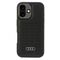 Audi Synthetic Leather MagSafe iPhone 16 6.1" black/black hardcase AU-TPUPCMIP16-GT/D3-BK