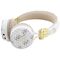 Guess Bluetooth ENC GUBH70E4PTMH on-ear headphones white 4G Triangle Round Shape