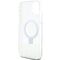 Guess GUHMP15MHRSGSD iPhone 15 Plus / 14 Plus 6.7" transparent/transparent hardcase Ring Stand Script Glitter MagSafe