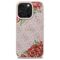 Guess GUHMP16LP4ROPEMCP iPhone 16 Pro 6.3" pink/pink hardcase 4G Flowers Print MagSafe