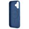 Guess GUHMP16SP4ROPEMCB iPhone 16 6.1" blue/blue hardcase 4G Flowers Print MagSafe