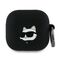 Karl Lagerfeld KLA4RUNCHK AirPods 4 cover black/black Silicone Choupette Head 3D - Smartphone Accessories - Cables & Accessories - Techbox