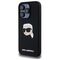 Karl Lagerfeld KLHMP15LSKHPPLK iPhone 15 Pro 6.1" black/black hardcase Silicone Karl Head Print MagSafe