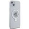 Karl Lagerfeld KLHMP15MHMRSKCH iPhone 15 Plus / 14 Plus 6.7" white/white hardcase Ring Stand Karl&amp;Choupette MagSafe