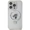 Karl Lagerfeld KLHMP15XHMRSKCH iPhone 15 Pro Max 6.7" white/white hardcase Ring Stand Karl&amp;Choupette MagSafe