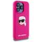 Karl Lagerfeld KLHMP15XSKHPPLF iPhone 15 Pro Max 6.7" fuchsia/fuschia hardcase Silicone Karl Head Print MagSafe