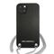 Karl Lagerfeld Leather Textured and Chain Case for iPhone 13 / 14 / 15 6.1" - Black | Techbox