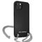 Karl Lagerfeld Leather Textured and Chain Case for iPhone 13 / 14 / 15 6.1" - Black | Techbox