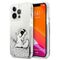 Karl Lagerfeld Liquid Glitter Choupette Fun case for iPhone 13 Pro Max 6.7" - silver - Uncategorized Cases (2) - Cases - Techbox