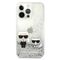Karl Lagerfeld Liquid Glitter Karl&amp;Choupette case for iPhone 13 Pro Max 6.7" - silver - Uncategorized Cases (2) - Cases - Techbox