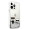 Karl Lagerfeld Liquid Glitter Karl&amp;Choupette case for iPhone 13 Pro Max 6.7" - silver - Uncategorized Cases (2) - Cases - Techbox