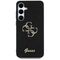 Guess Fixed Glitter Big 4G Metal Logo case for Samsung Galaxy S25 Plus black | Techbox