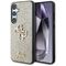 Guess Fixed Glitter Big 4G Metal Logo case for Samsung Galaxy S25 Plus gold | Techbox