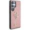 Guess Fixed Glitter Big 4G Metal Logo Case for Samsung Galaxy S25 Ultra Pink - Samsung Cases - Cases - Techbox