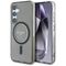 Guess Glitter Circle Classic Logo MagSafe case for Samsung Galaxy S25 black | Techbox