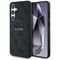 Guess Leather 4G Colored Ring Classic Logo MagSafe Samsung Galaxy S25 case black | Techbox