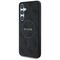 Guess Leather 4G Colored Ring Classic Logo MagSafe Samsung Galaxy S25 case black | Techbox