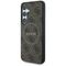 Guess Leather 4G Colored Ring Classic Logo MagSafe Samsung Galaxy S25 case brown | Techbox