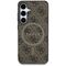 Guess Leather 4G Colored Ring Classic Logo MagSafe Samsung Galaxy S25 case brown | Techbox