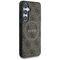 Guess Leather 4G Colored Ring Classic Logo MagSafe Samsung Galaxy S25 case brown | Techbox