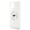 Case Karl Lagerfeld Button Choupette Head Printed Logo MagSafe Samsung Galaxy S25 Ultra white | Techbox