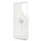 Case Karl Lagerfeld Button Choupette Head Printed Logo MagSafe Samsung Galaxy S25 Ultra white | Techbox