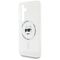 Case Karl Lagerfeld Button Choupette Head Printed Logo MagSafe Samsung Galaxy S25 white | Techbox