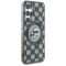 Case Karl Lagerfeld Button Karl&amp;Choupette Heads On KL Pattern MagSafe Samsung Galaxy S25 black | Techbox